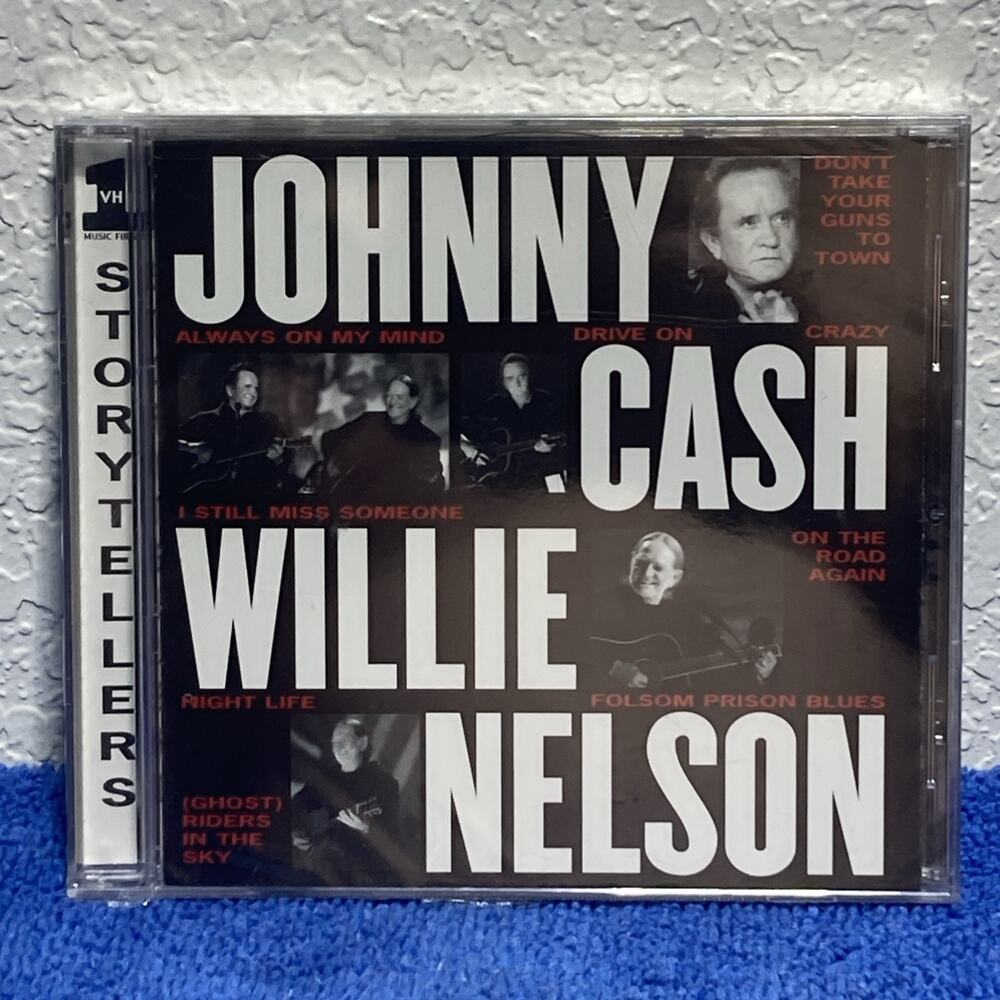 VH1 Storytellers by Johnny Cash/Willie Nelson (CD, Sony Music Entertainment)